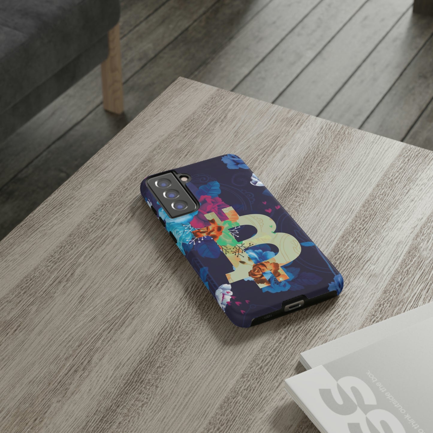 Bitcoin Flowers Art Case In N Out Crypto