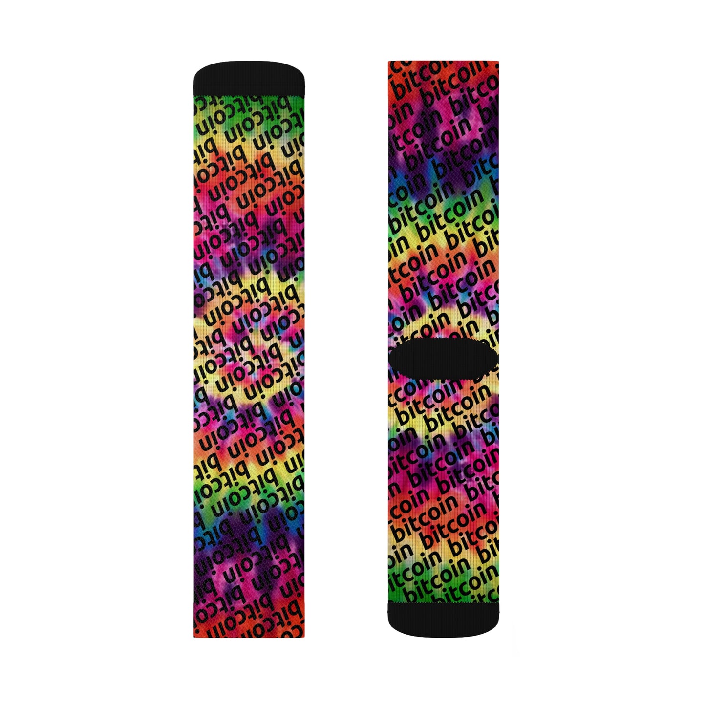 Bitcoin Dye Socks
