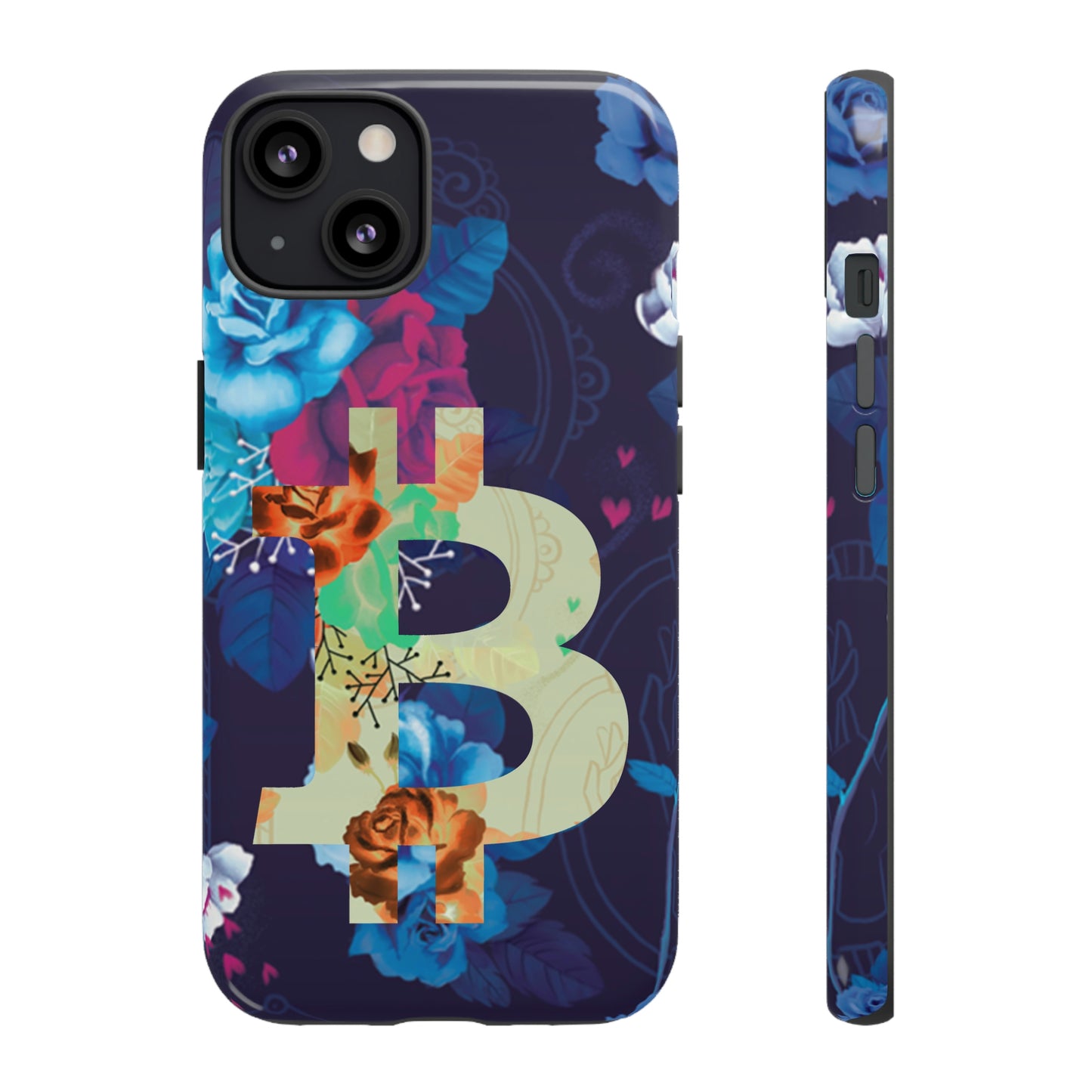 Bitcoin Flowers Art Case In N Out Crypto