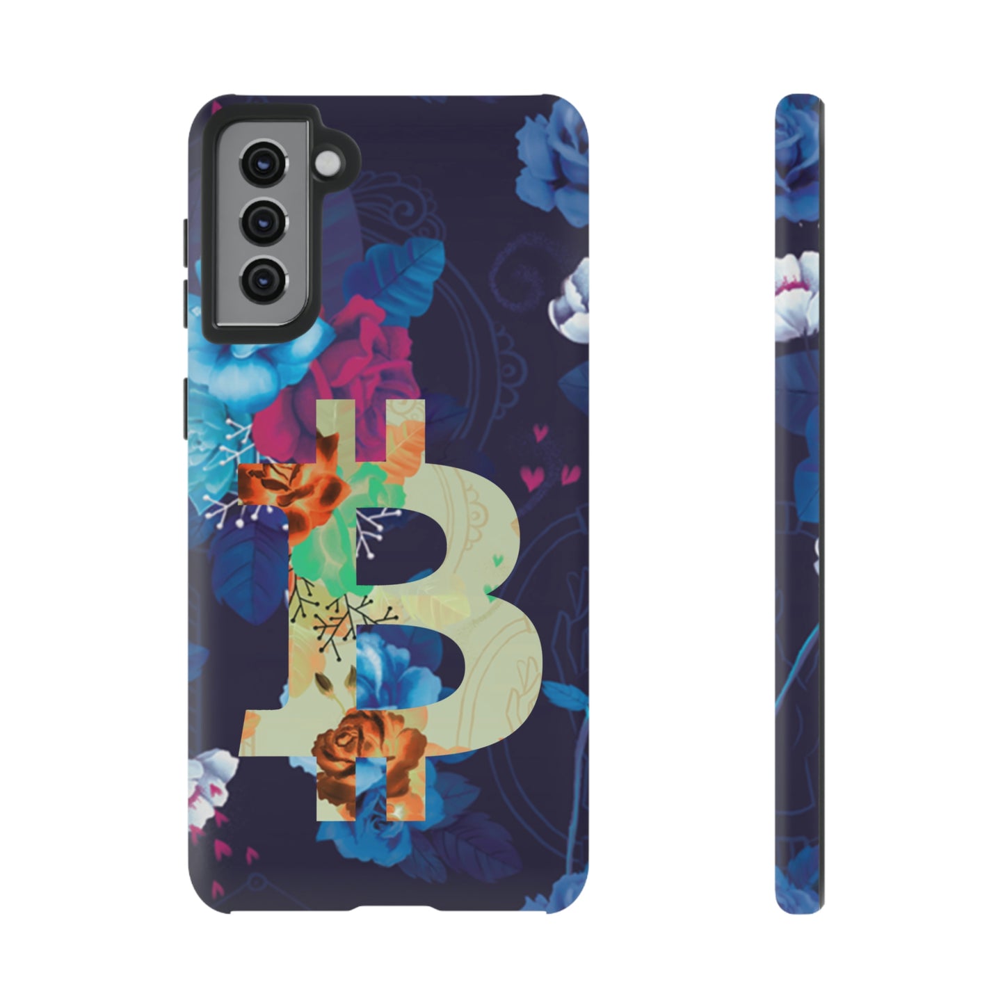 Bitcoin Flowers Art Case In N Out Crypto