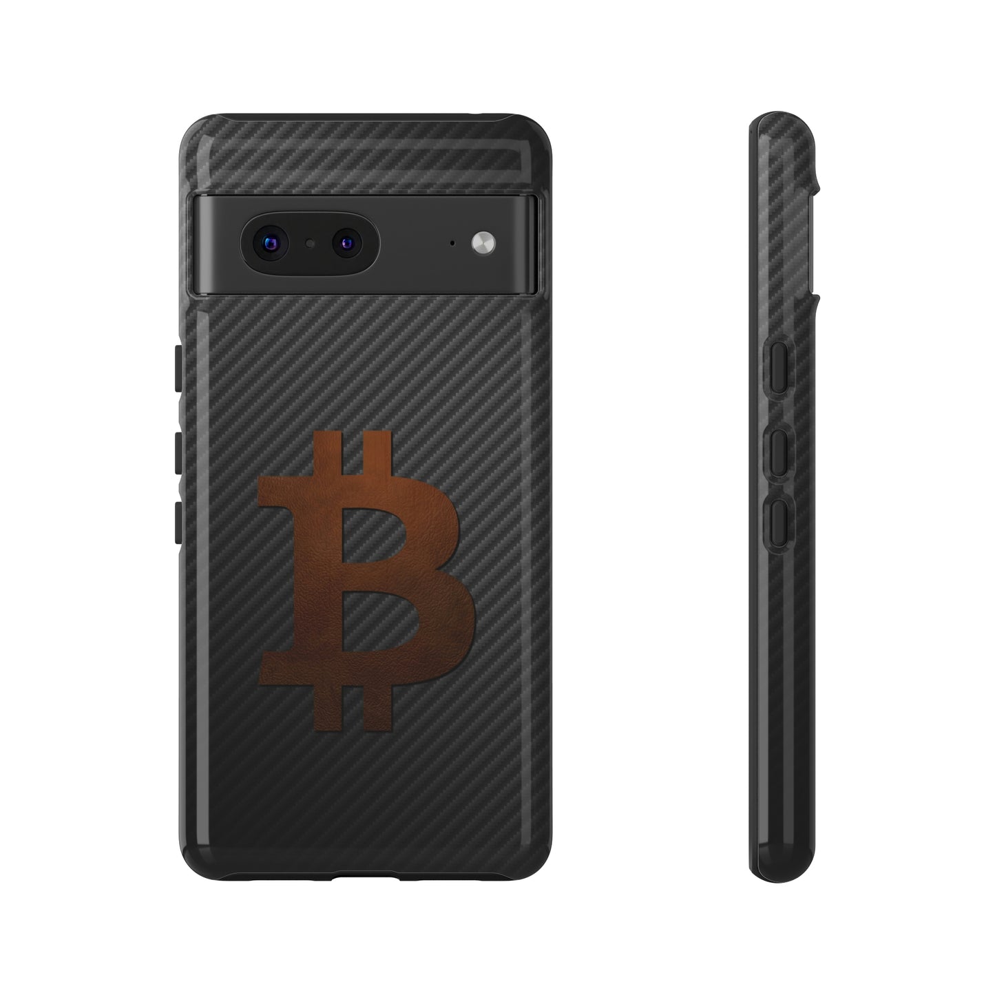 Bitcoin Fiber Brown Leather Case In N Out Crypto