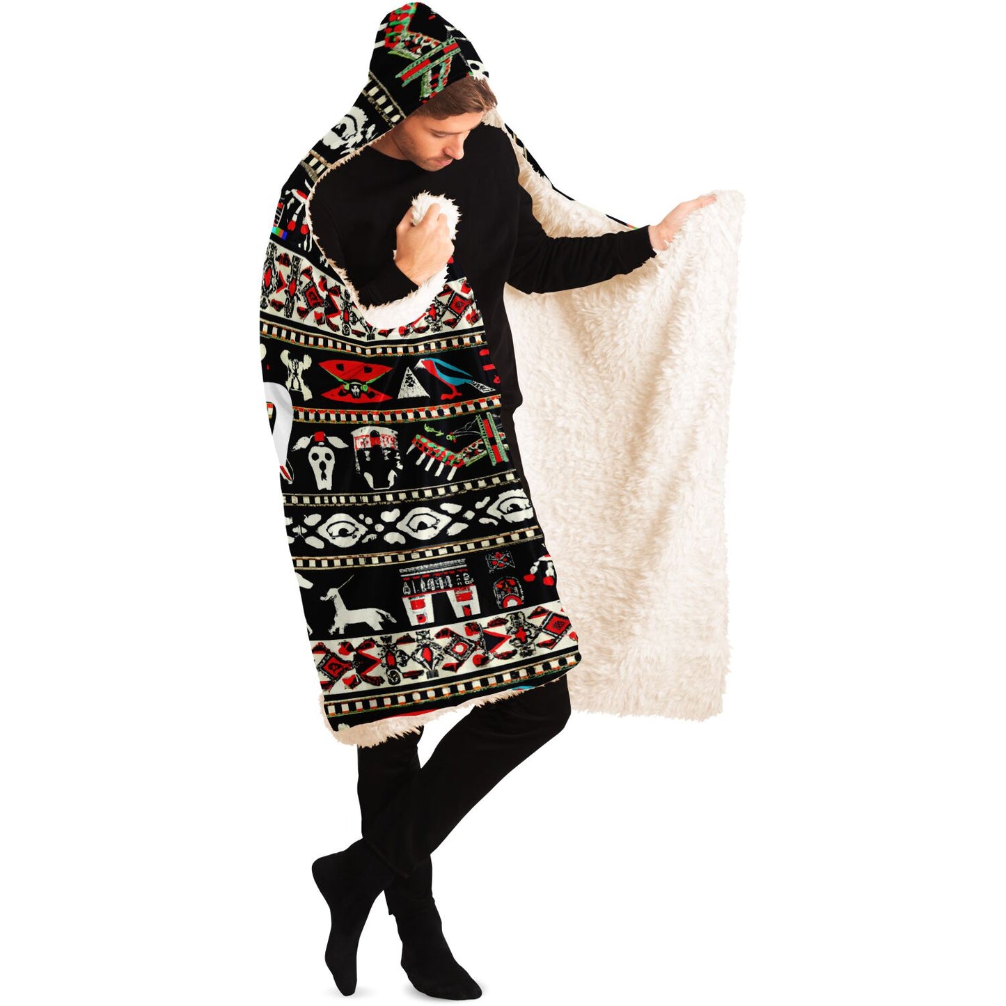 Bitcoin Petroart Hooded Blanket In N Out Crypto