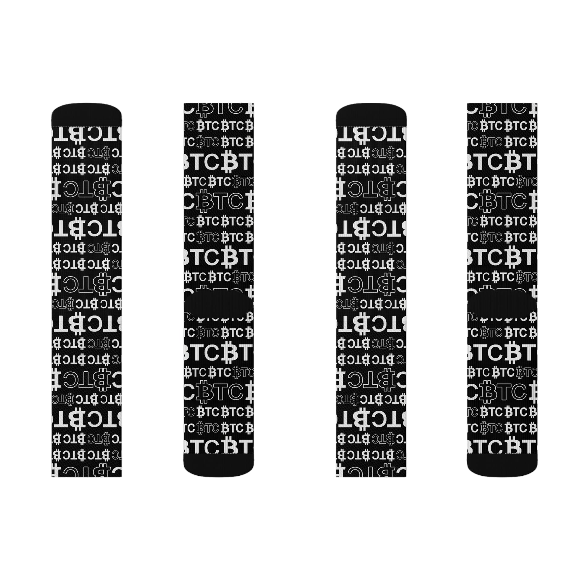 Bitcoin Dubai Socks Printify