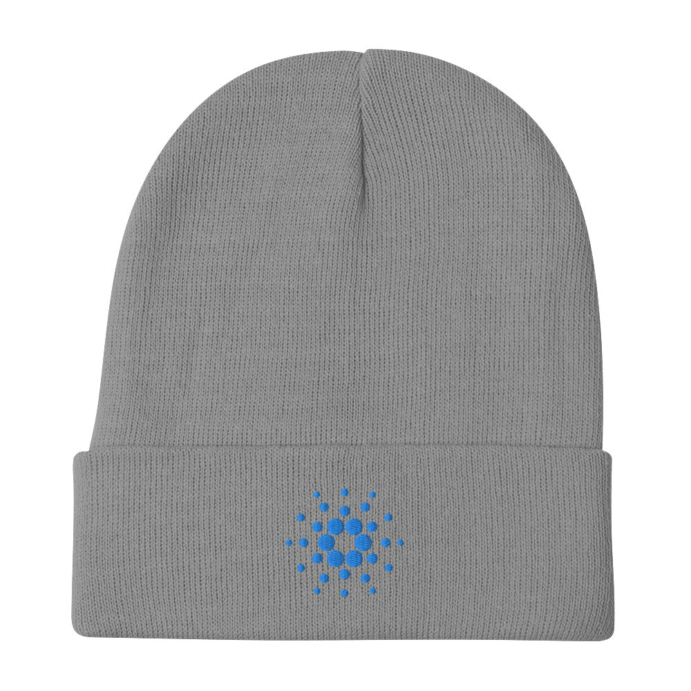 Cardano Embroidered Beanie In N Out Crypto