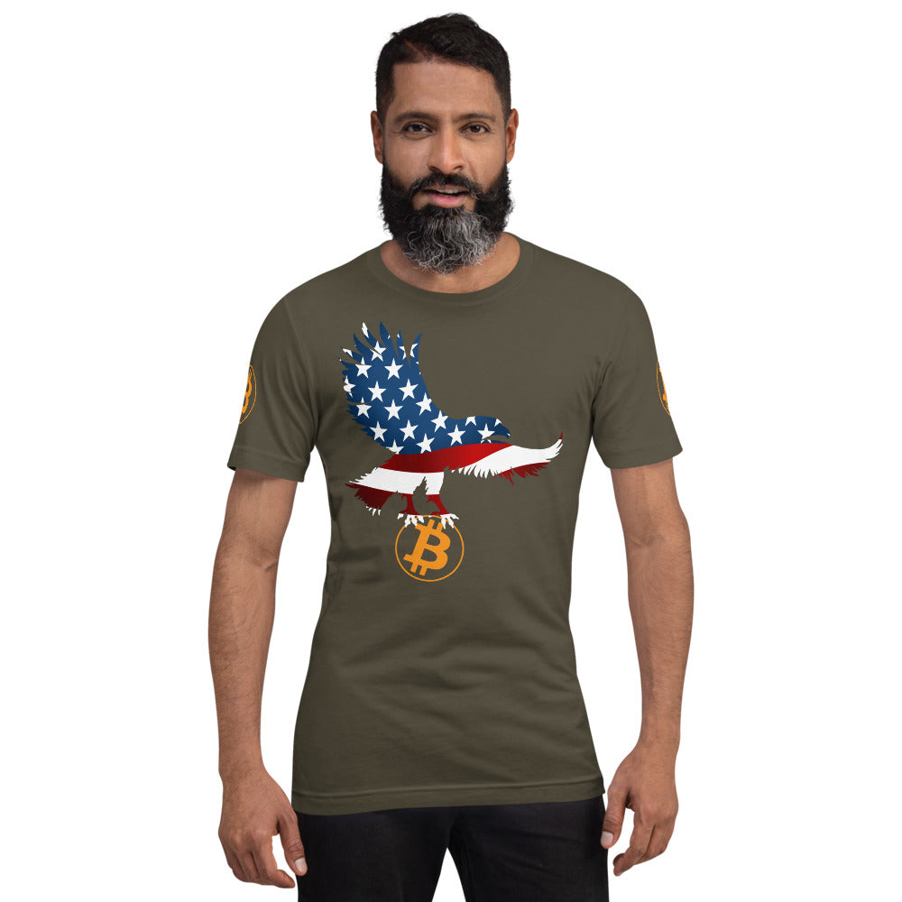 Bitcoin American Proud | Shirts & Tops | bitcoin-american-proud-shirt | printful