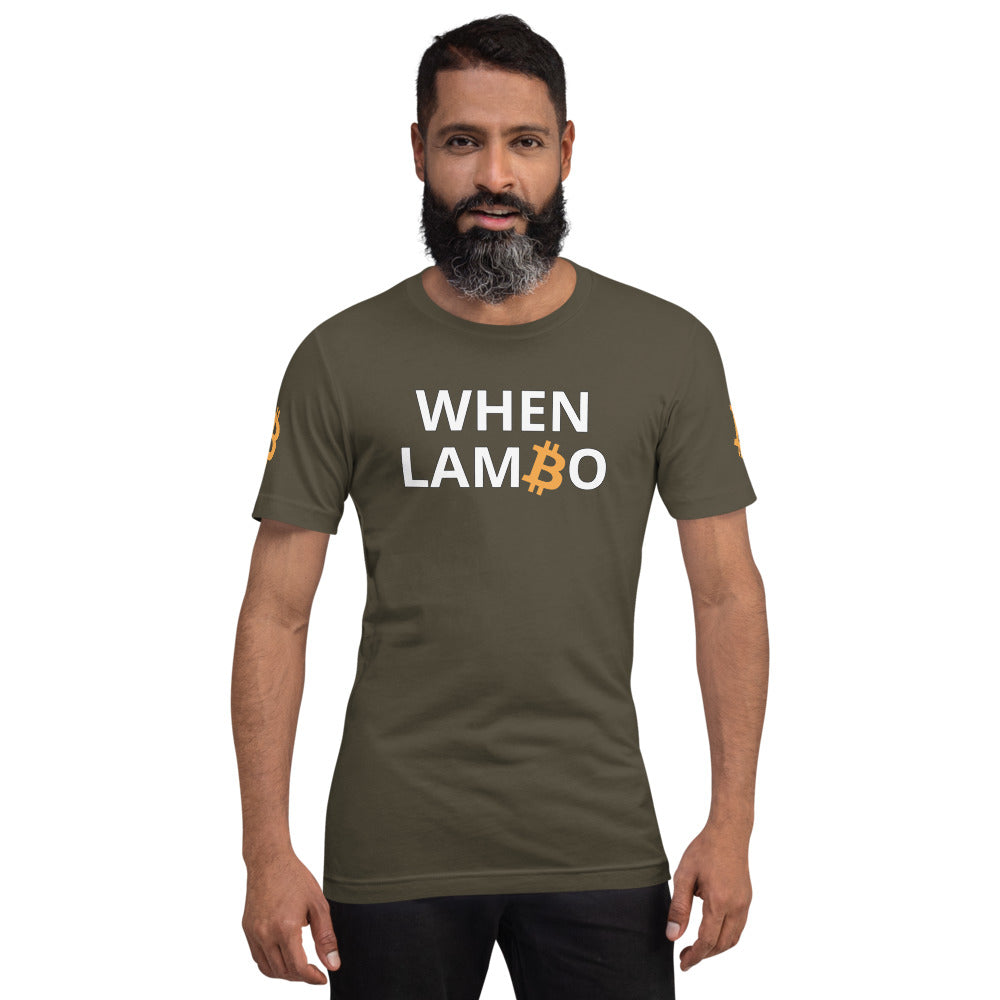 Bitcoin When Lambo | Shirts & Tops | bitcoin-when-lambo-tee | printful