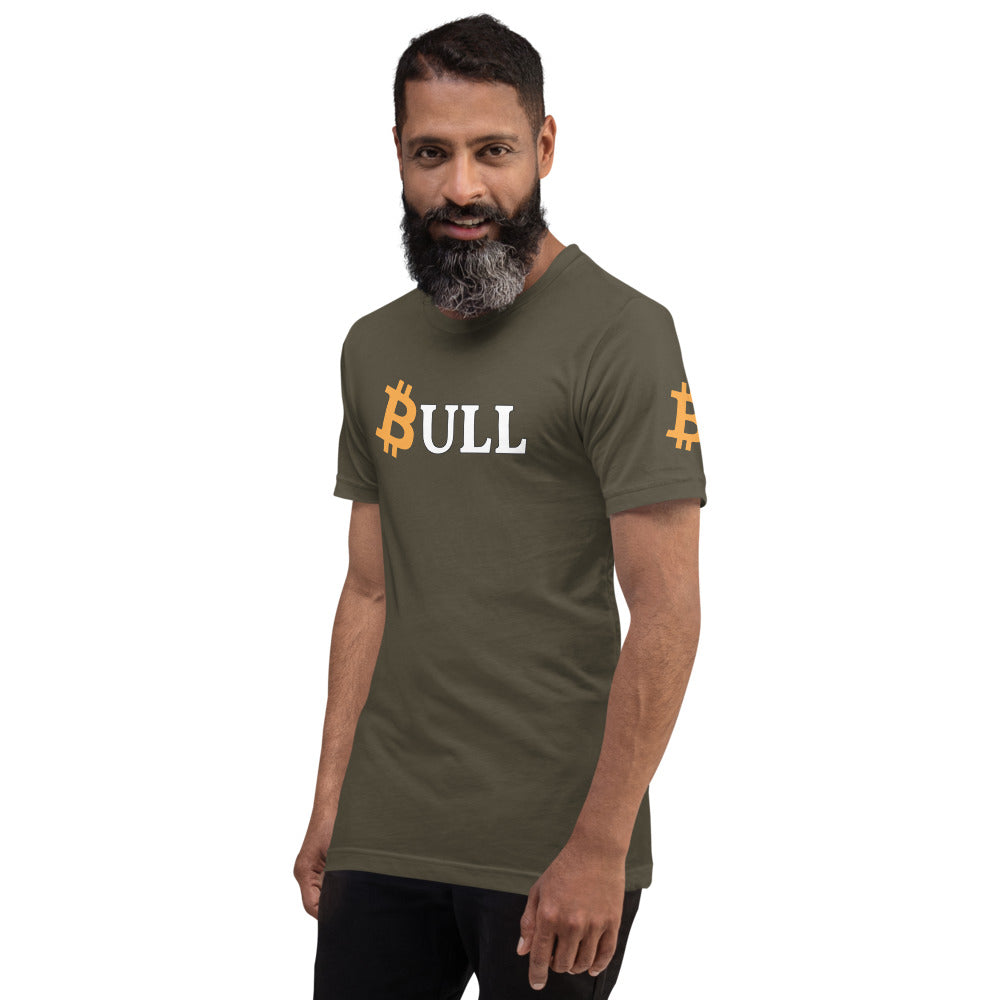 Bitcoin Bull | Shirts & Tops | bitcoin-bull-tee | printful