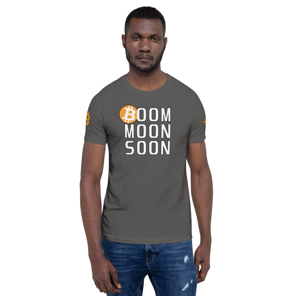 Bitcoin Boom Moon Soon | Shirts & Tops | bitcoin-boom-moon-soon-tees | printful