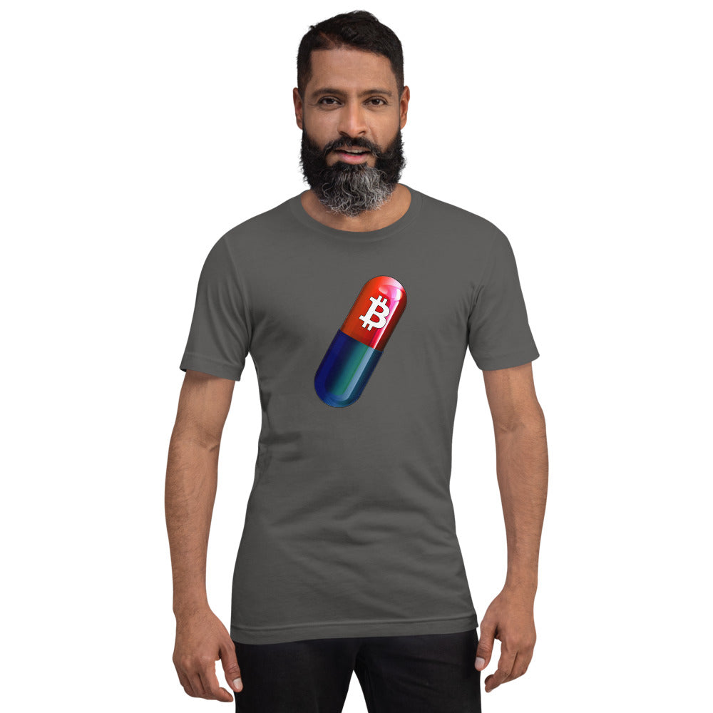 Bitcoin Red Pill | Shirts & Tops | bitcoin-red-pill-tee | printful