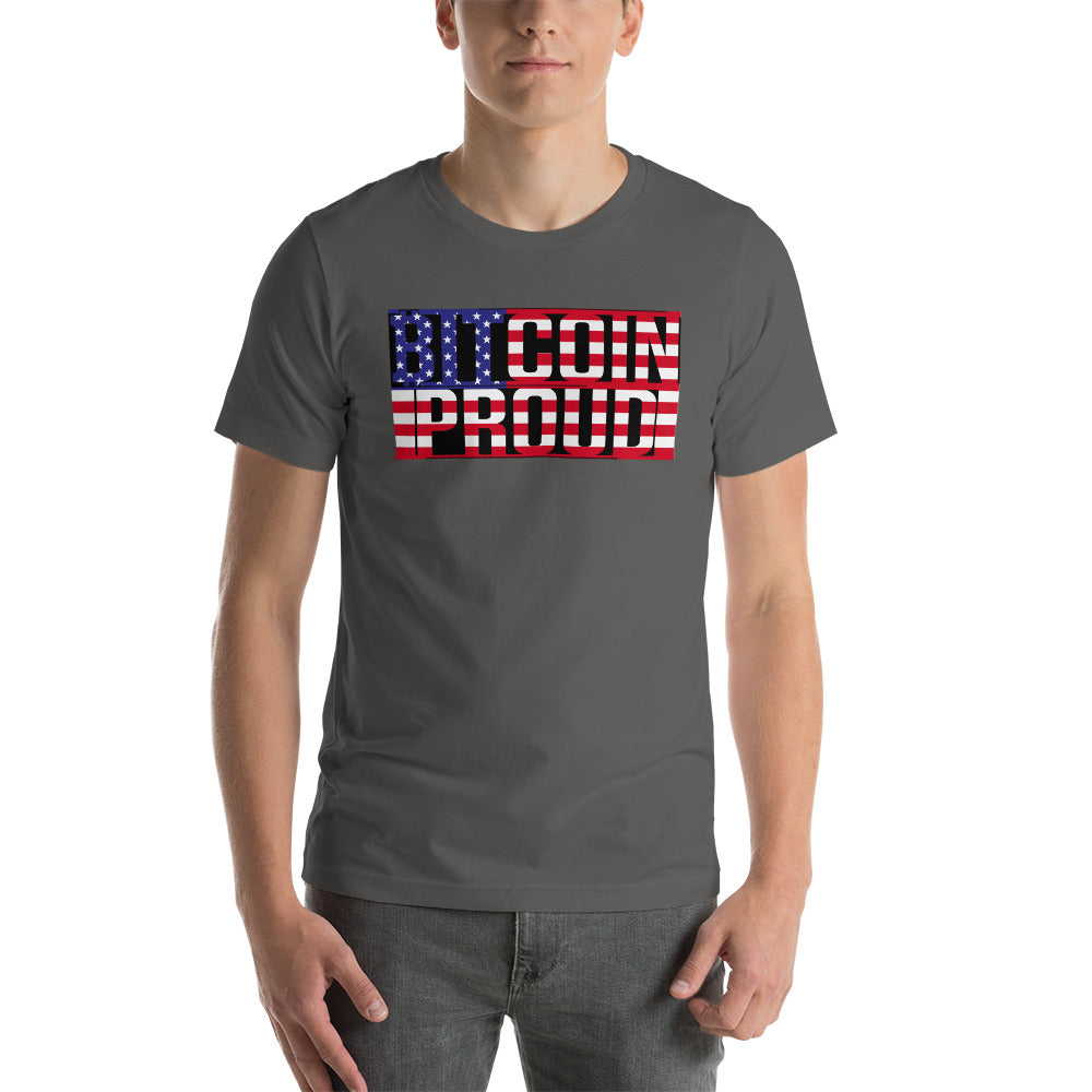 Bitcoin American Proud Flag | Shirts & Tops | bitcoin-american-proud-flag-tee | In-N-Out Crypto