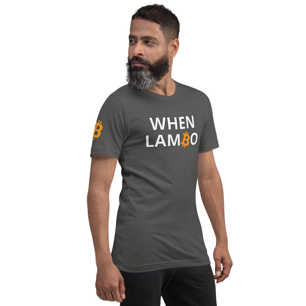 Bitcoin When Lambo | Shirts & Tops | bitcoin-when-lambo-tee | printful