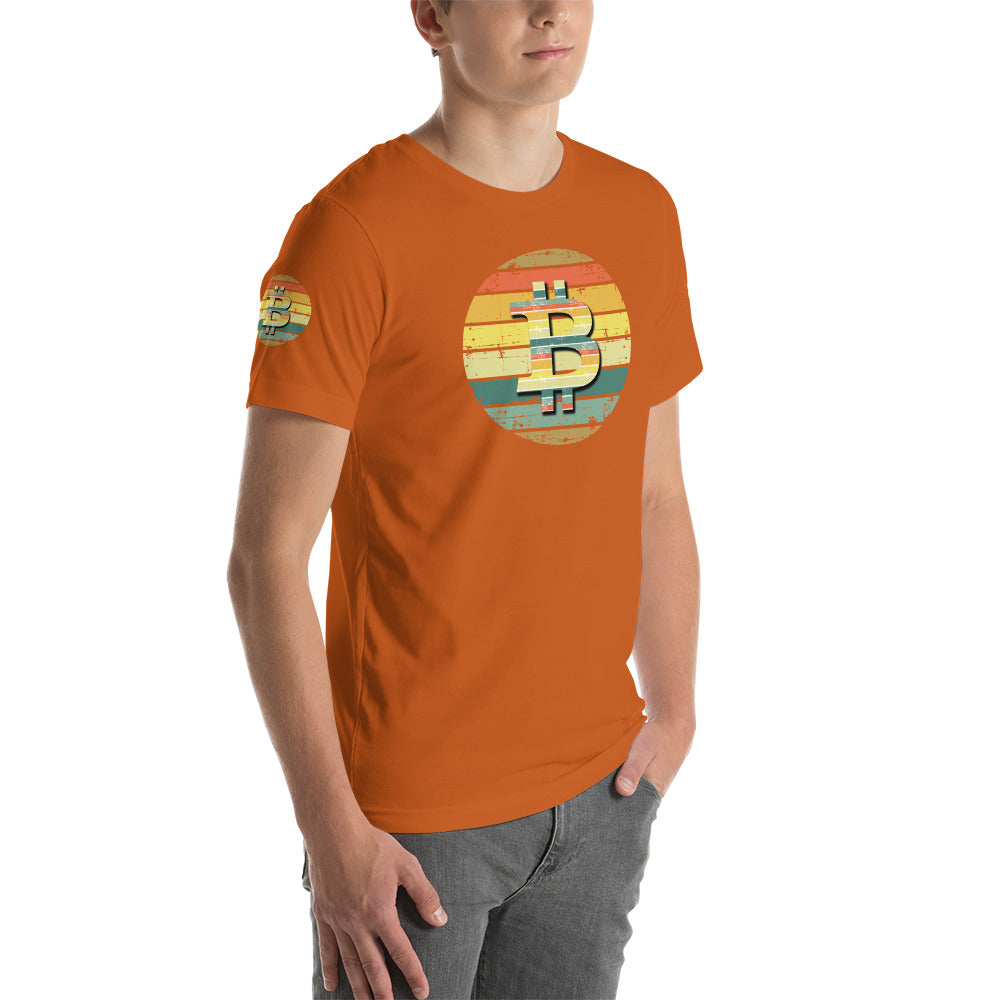 BITCOIN Sunset | Shirts & Tops | bitcoin-sunset-tee | printful