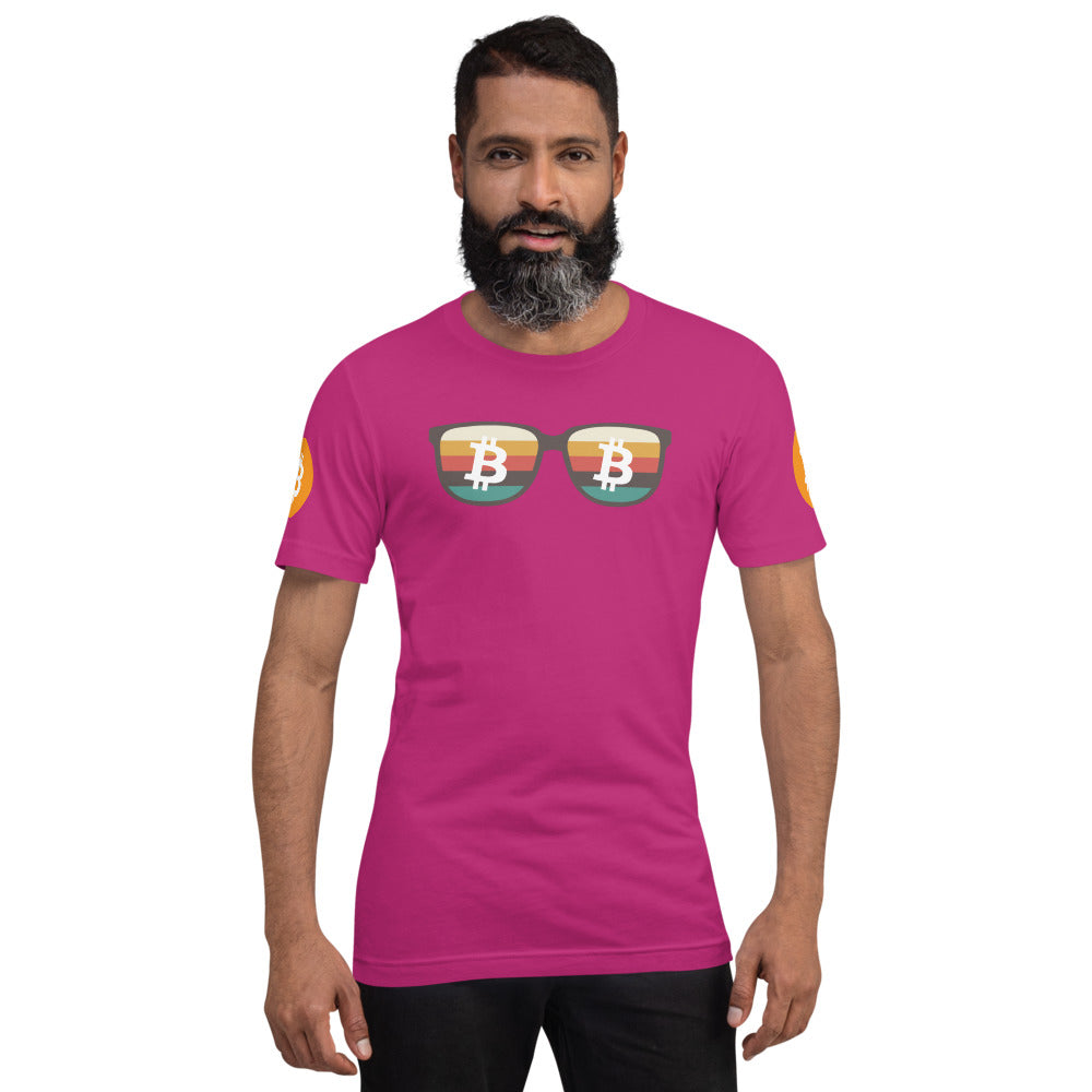 Bitcoin Shades | Shirts & Tops | bitcoin-shade-tee | printful