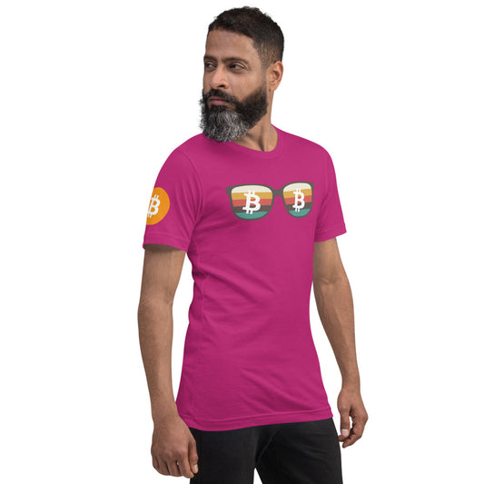 Bitcoin Shades | Shirts & Tops | bitcoin-shade-tee | printful