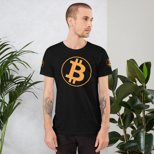 Bitcoin Circle | t shirt | bitcoin-tee | printful