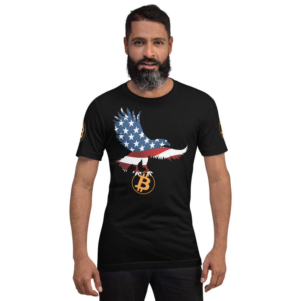 Bitcoin American Proud | Shirts & Tops | bitcoin-american-proud-shirt | printful