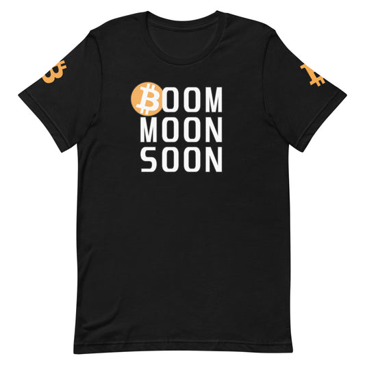 Bitcoin Boom Moon Soon | Shirts & Tops | bitcoin-boom-moon-soon-tees | printful