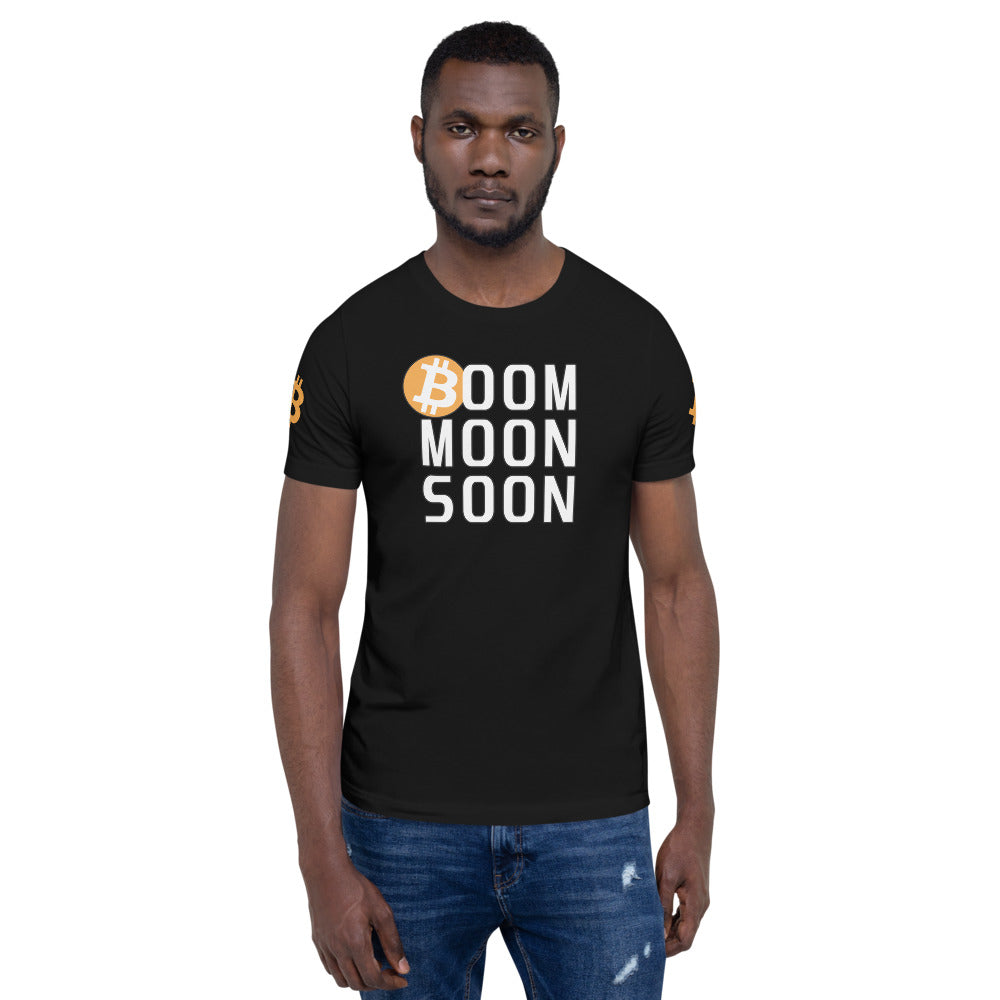 Bitcoin Boom Moon Soon | Shirts & Tops | bitcoin-boom-moon-soon-tees | printful