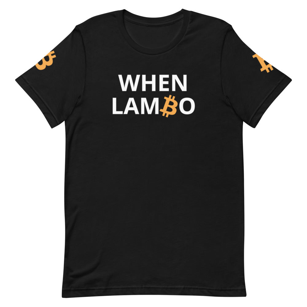 Bitcoin When Lambo | Shirts & Tops | bitcoin-when-lambo-tee | printful