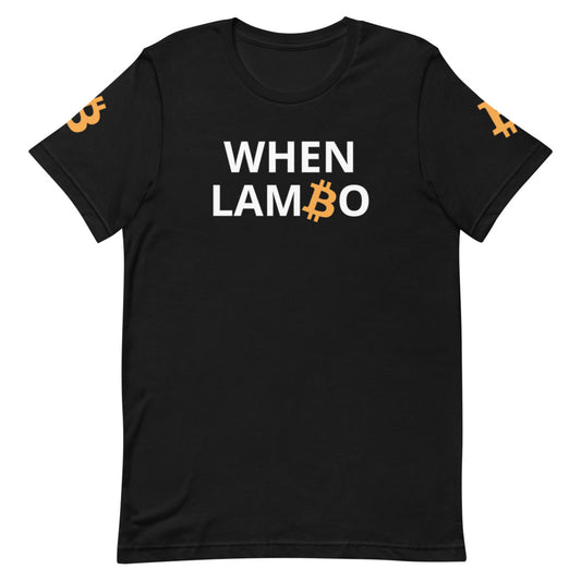 Bitcoin When Lambo | Shirts & Tops | bitcoin-when-lambo-tee | printful