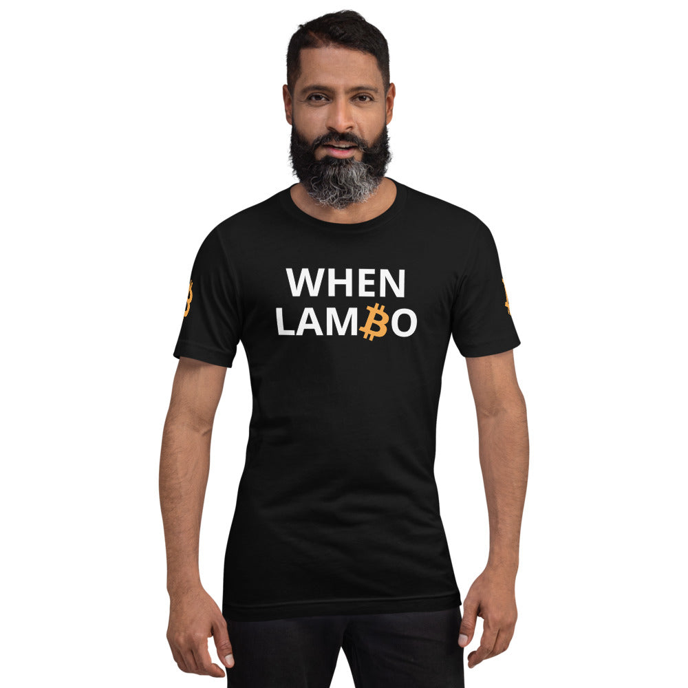 Bitcoin When Lambo | Shirts & Tops | bitcoin-when-lambo-tee | printful