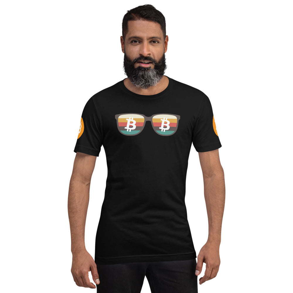 Bitcoin Shades | Shirts & Tops | bitcoin-shade-tee | printful
