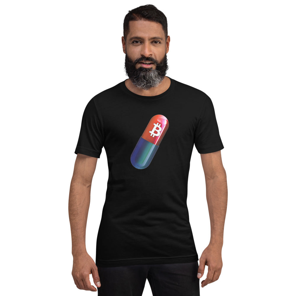 Bitcoin Red Pill | Shirts & Tops | bitcoin-red-pill-tee | printful