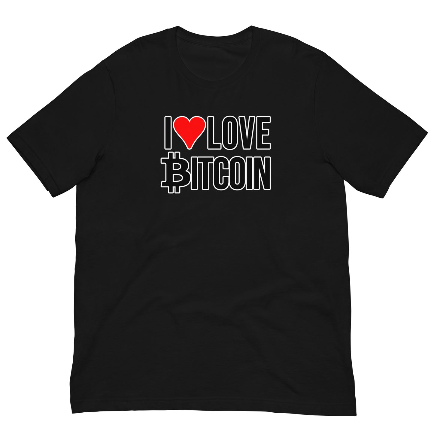 Bitcoin I love Tee printful