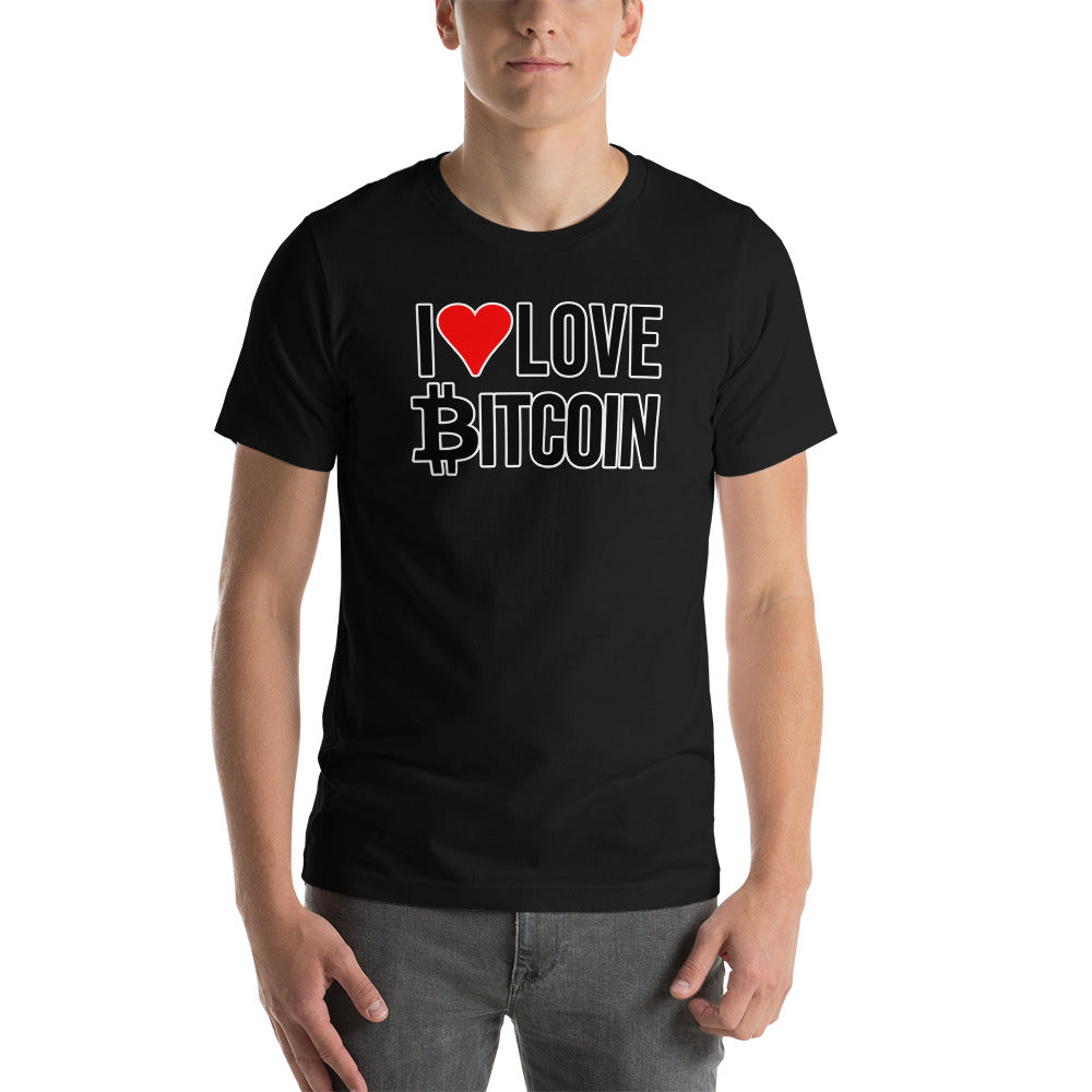 Bitcoin I love Tee printful