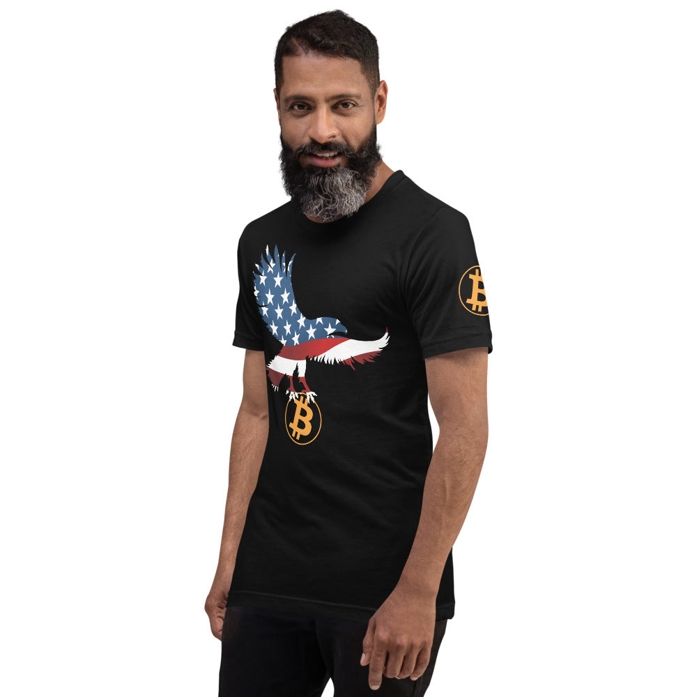 Bitcoin American Proud | Shirts & Tops | bitcoin-american-proud-shirt | printful