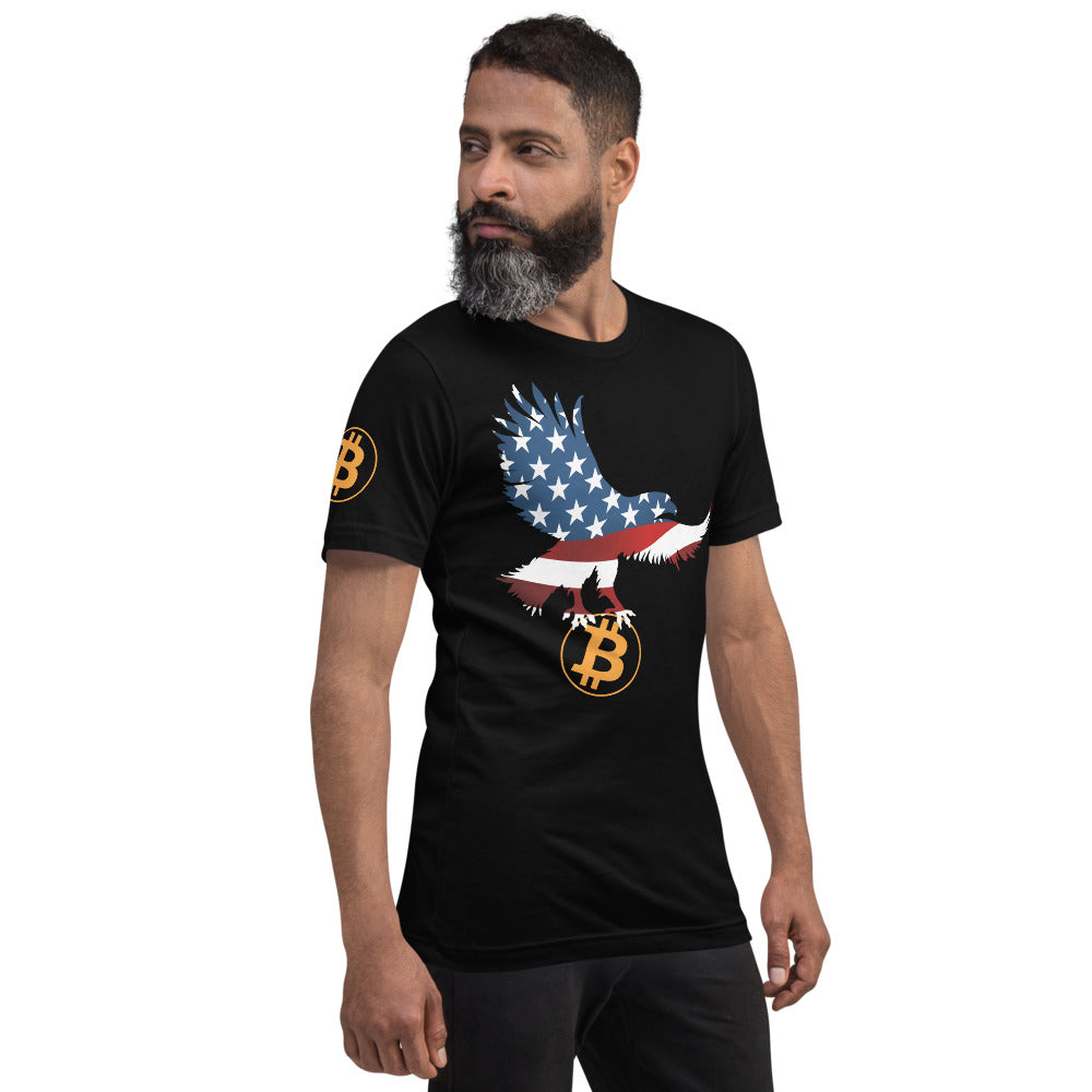 Bitcoin American Proud | Shirts & Tops | bitcoin-american-proud-shirt | printful