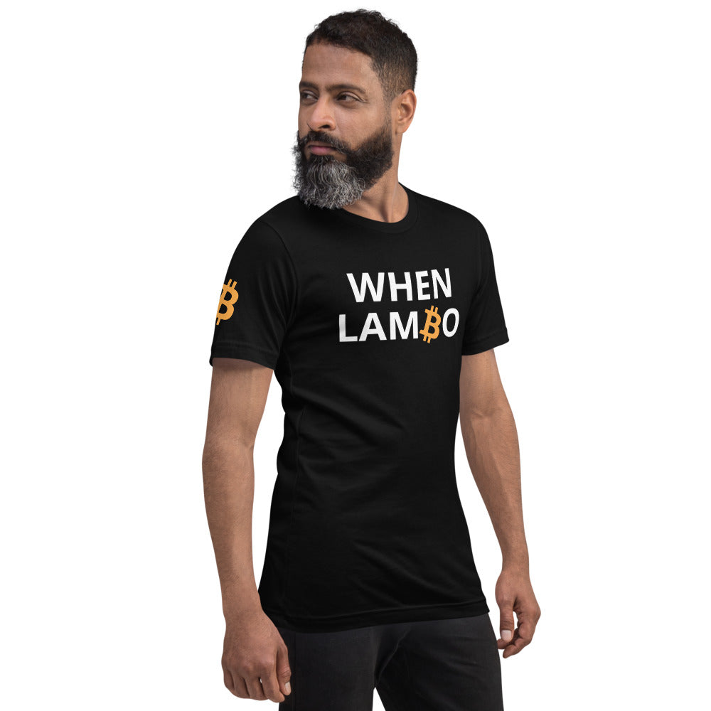 Bitcoin When Lambo | Shirts & Tops | bitcoin-when-lambo-tee | printful