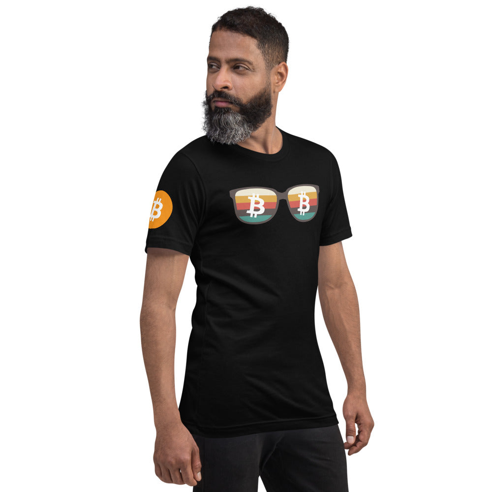Bitcoin Shades | Shirts & Tops | bitcoin-shade-tee | printful