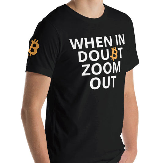 Bitcoin Zoom Out | Shirts & Tops | bitcoin-zom-out-tee | printful