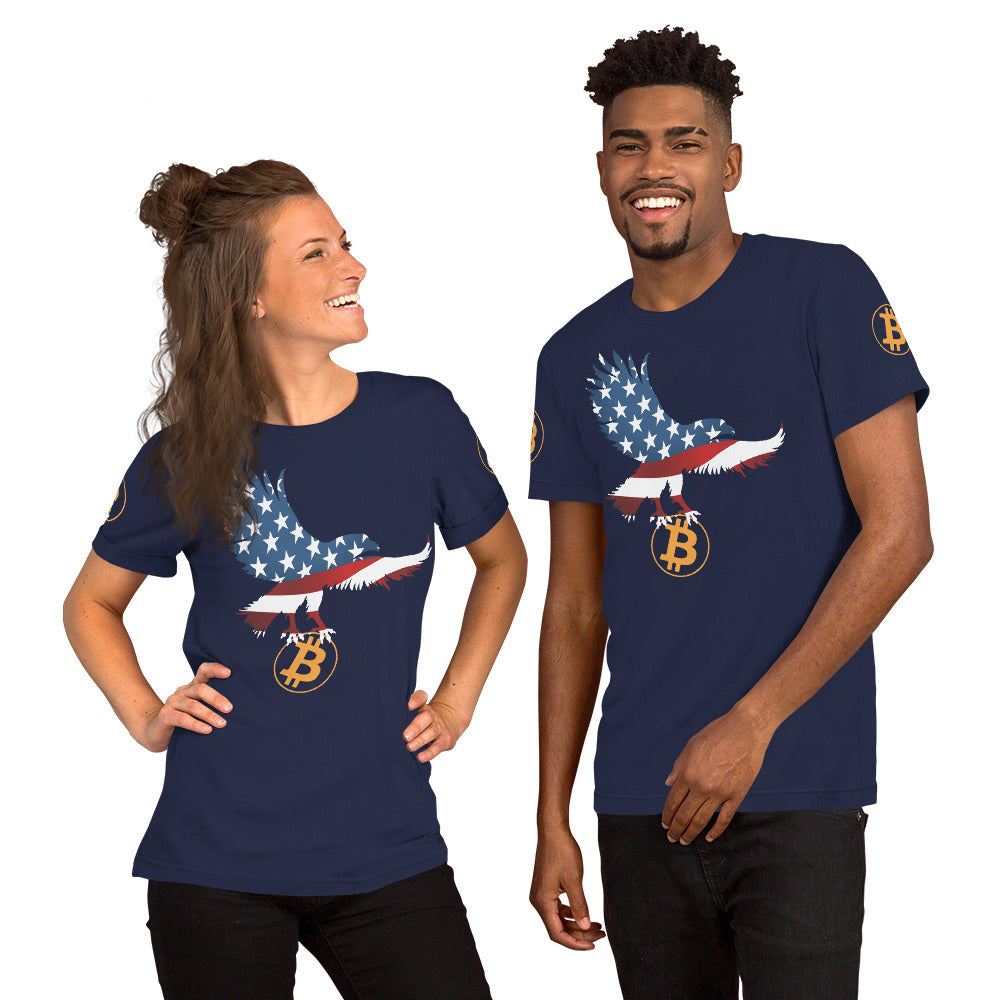 Bitcoin American Proud | Shirts & Tops | bitcoin-american-proud-shirt | printful