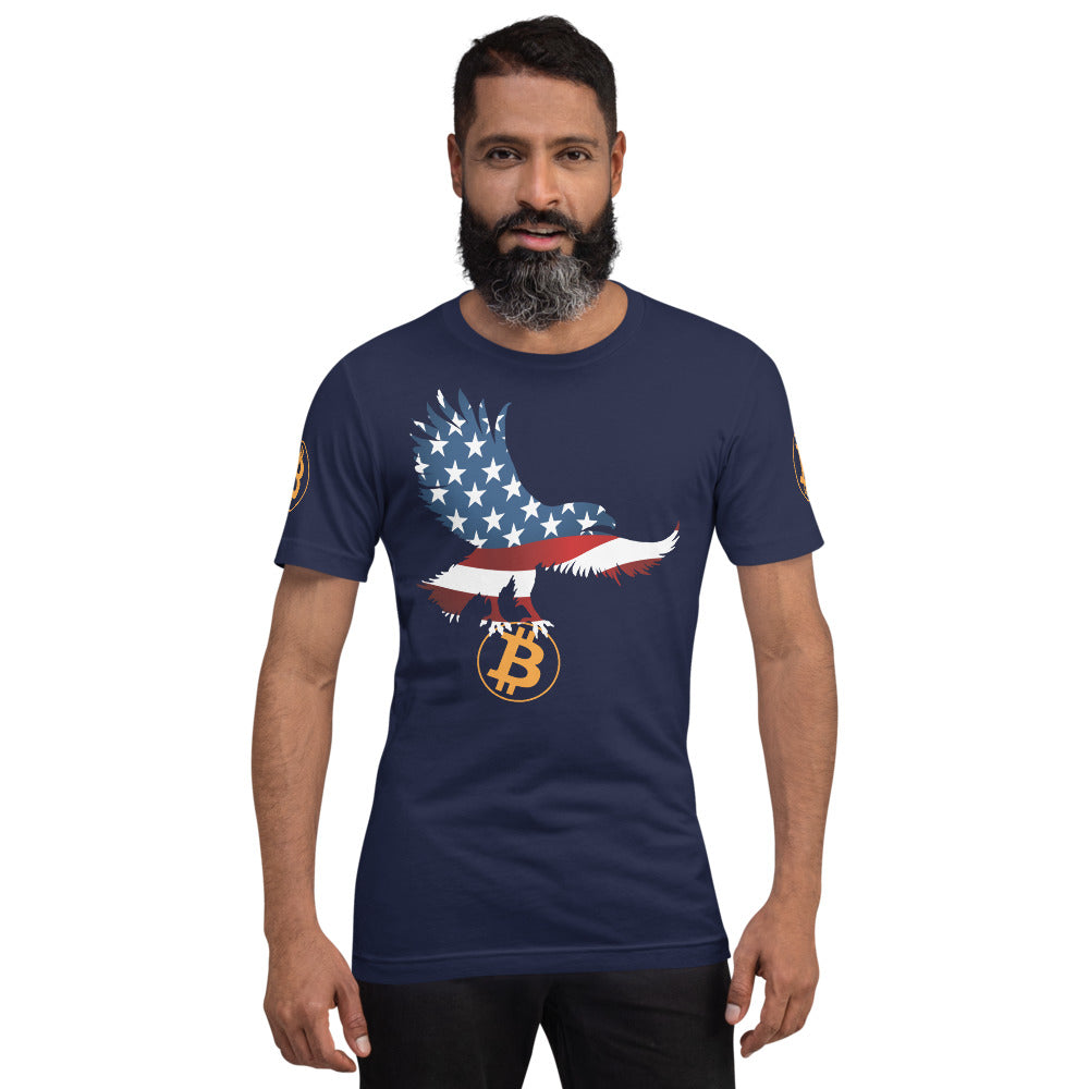 Bitcoin American Proud | Shirts & Tops | bitcoin-american-proud-shirt | printful