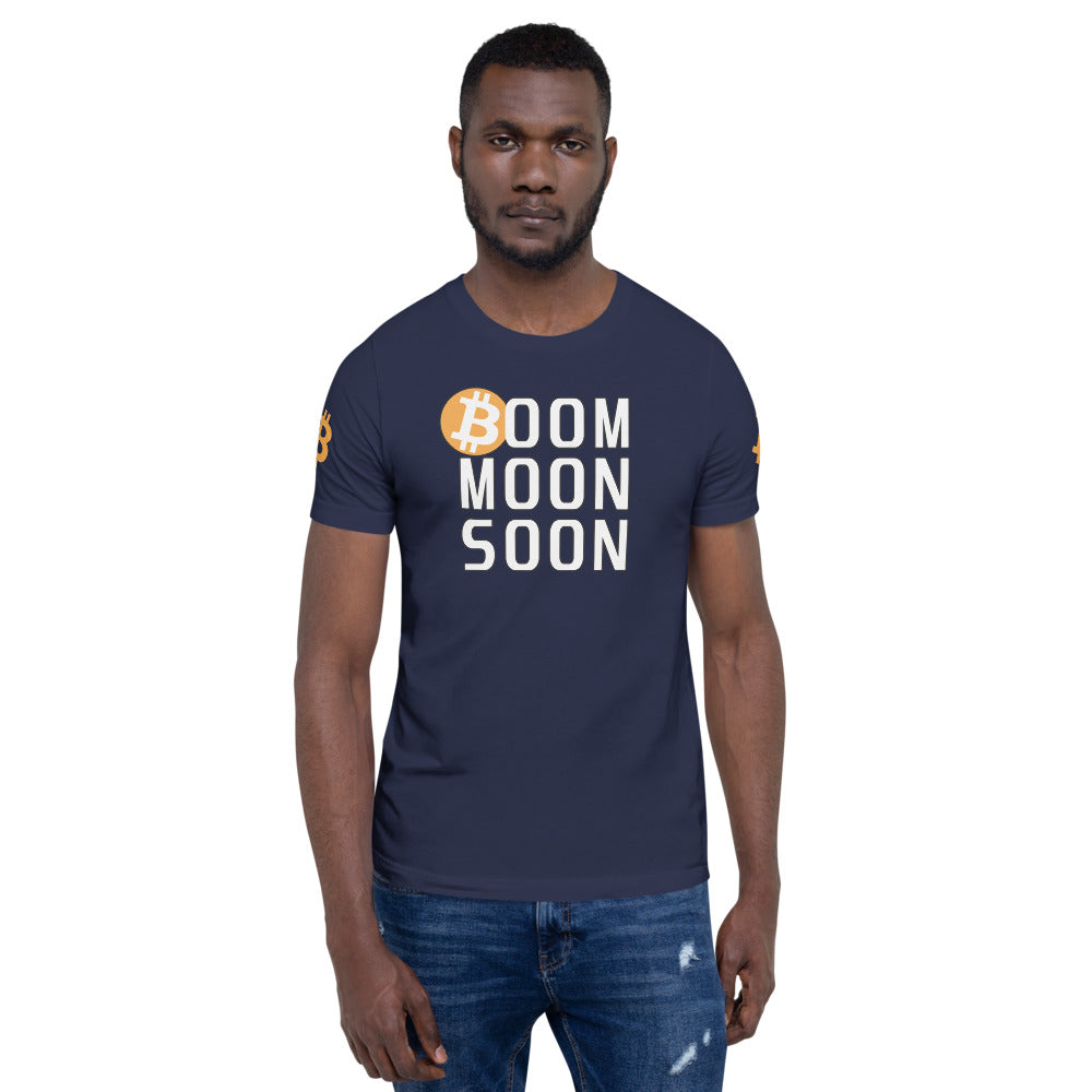 Bitcoin Boom Moon Soon | Shirts & Tops | bitcoin-boom-moon-soon-tees | printful