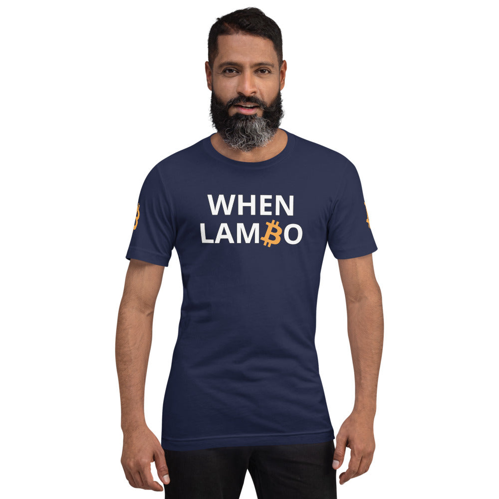 Bitcoin When Lambo | Shirts & Tops | bitcoin-when-lambo-tee | printful
