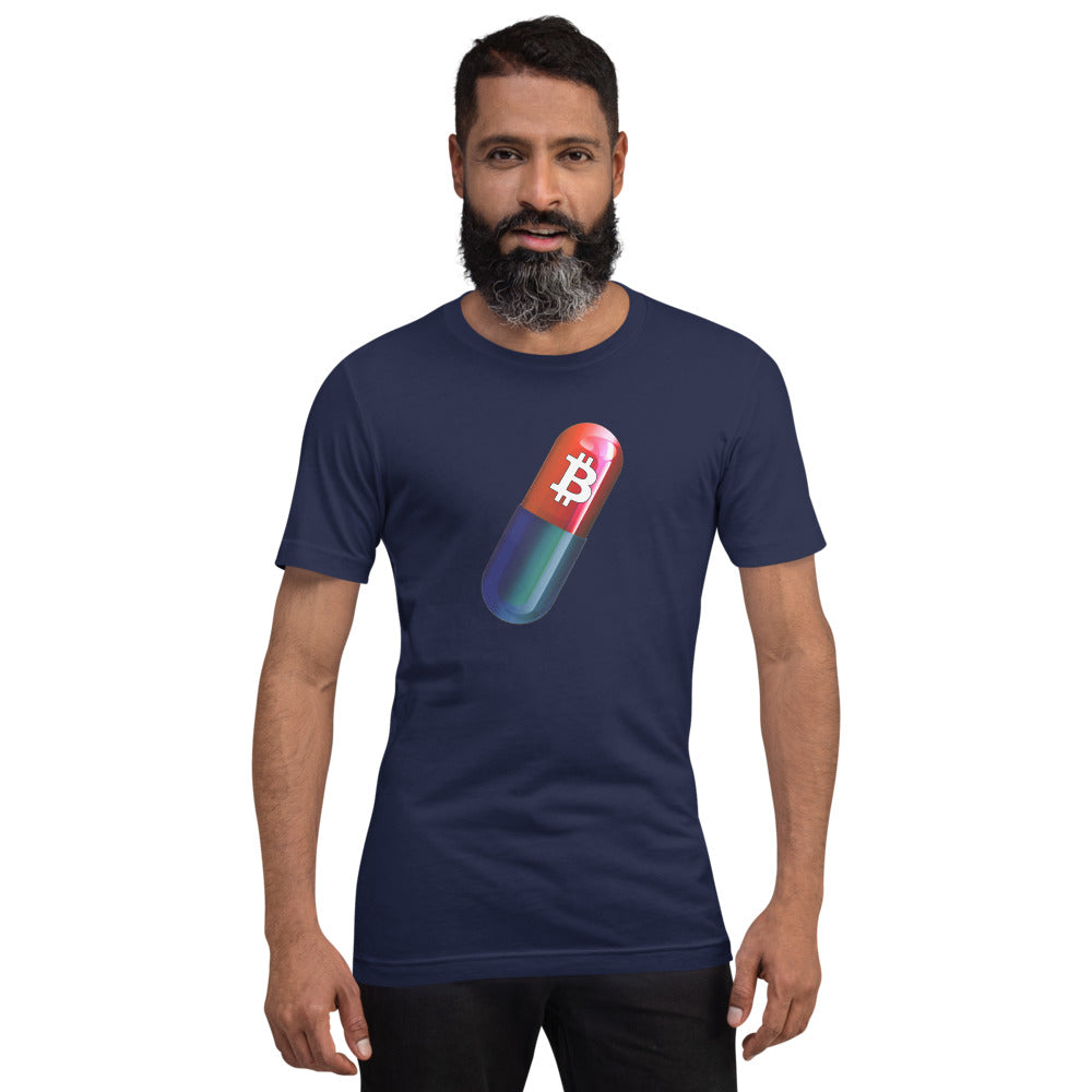 Bitcoin Red Pill | Shirts & Tops | bitcoin-red-pill-tee | printful