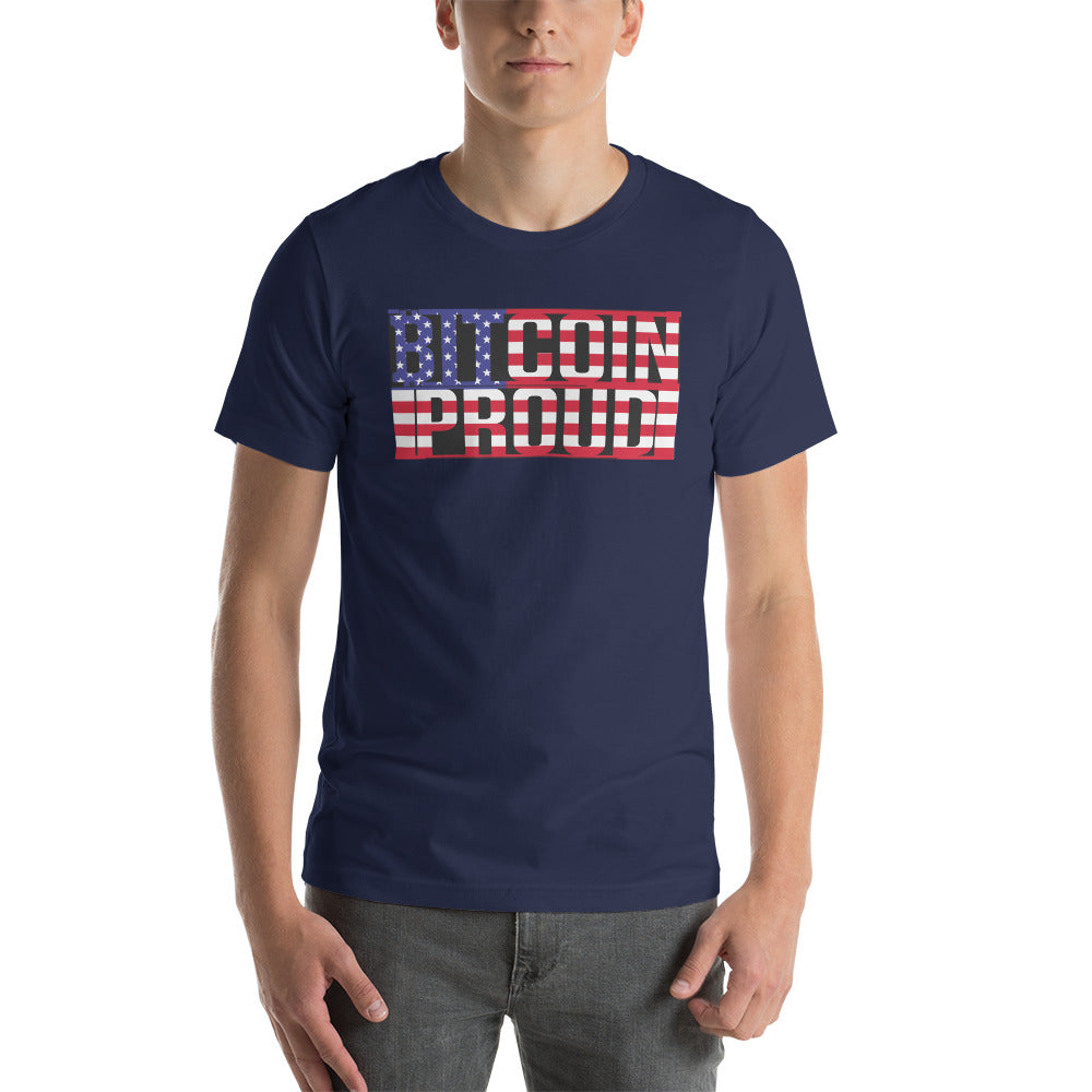 Bitcoin American Proud Flag | Shirts & Tops | bitcoin-american-proud-flag-tee | In-N-Out Crypto