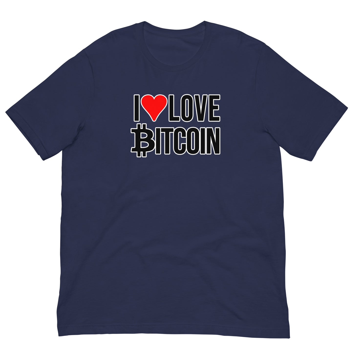 Bitcoin I love Tee printful