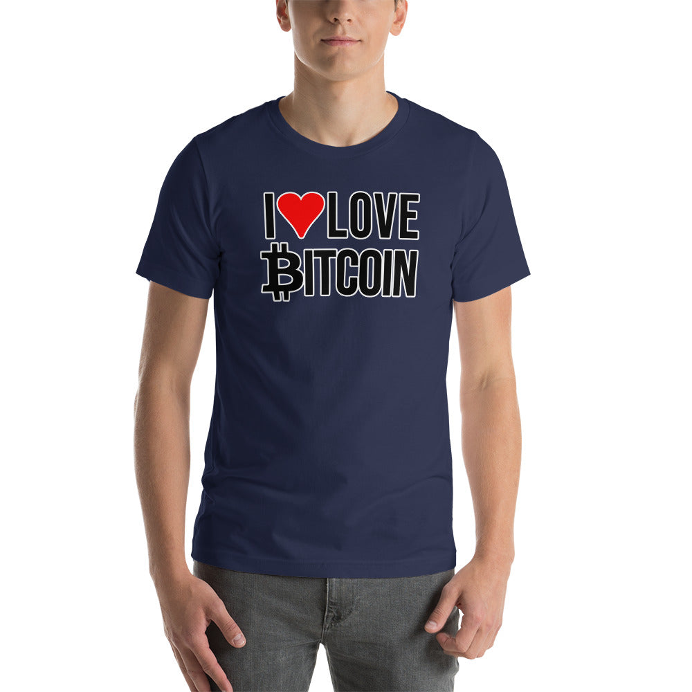 Bitcoin I love Tee printful