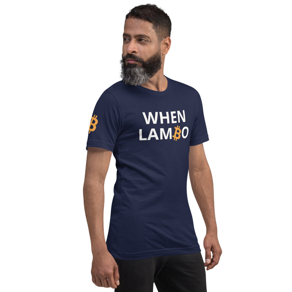 Bitcoin When Lambo | Shirts & Tops | bitcoin-when-lambo-tee | printful
