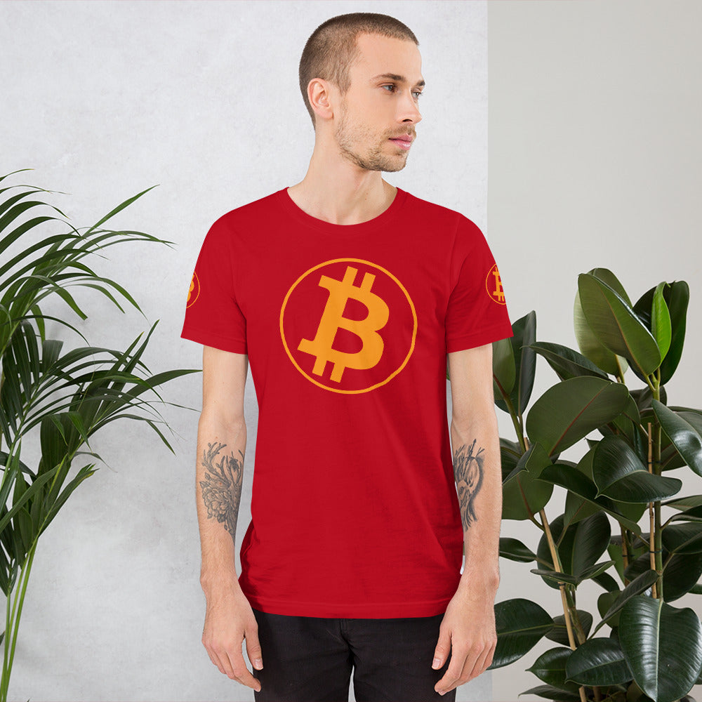 Bitcoin Circle | t shirt | bitcoin-tee | printful