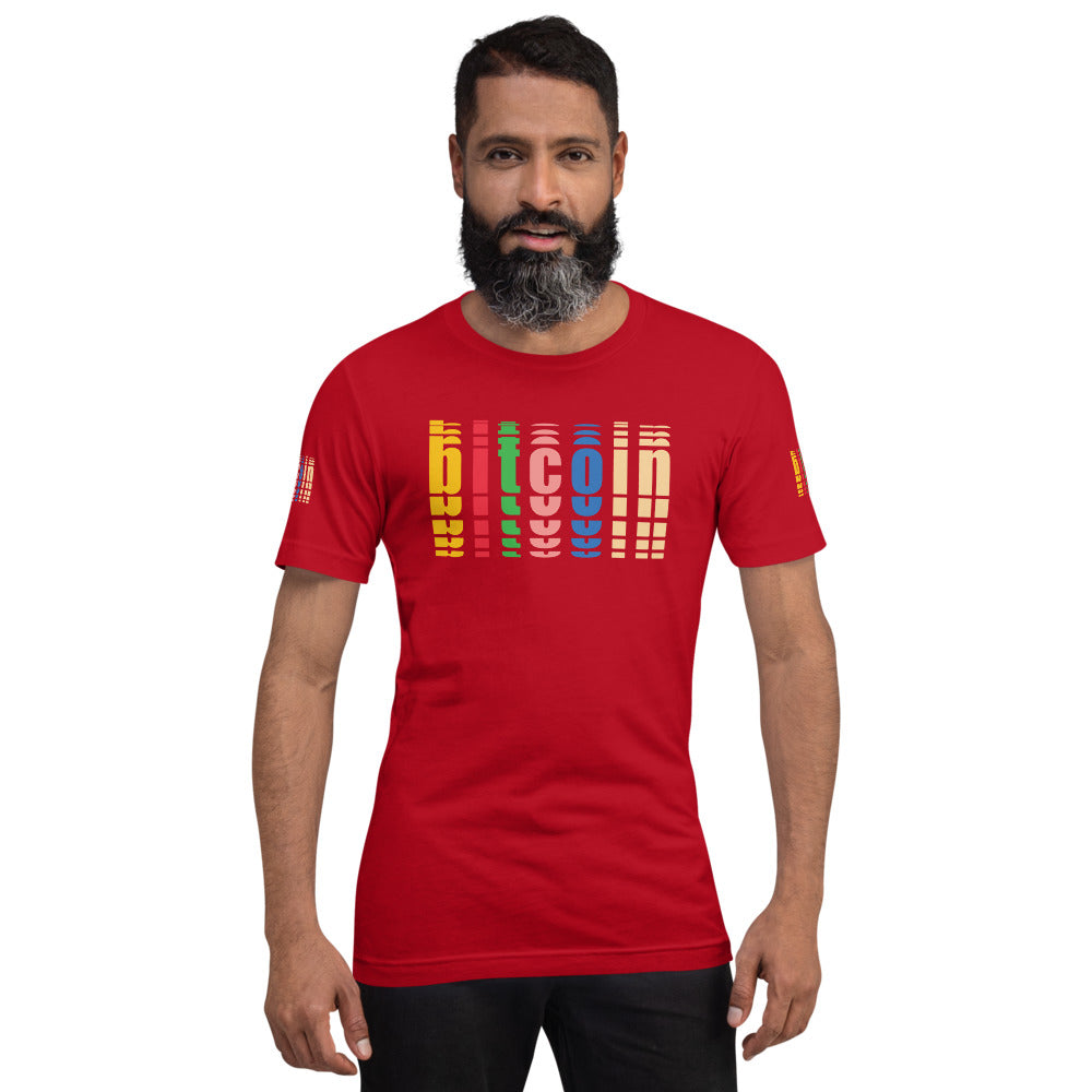 Bitcoin The Color Of Crypto | Shirts & Tops | bitcoin-the-color-of-crypto-shirt | printful