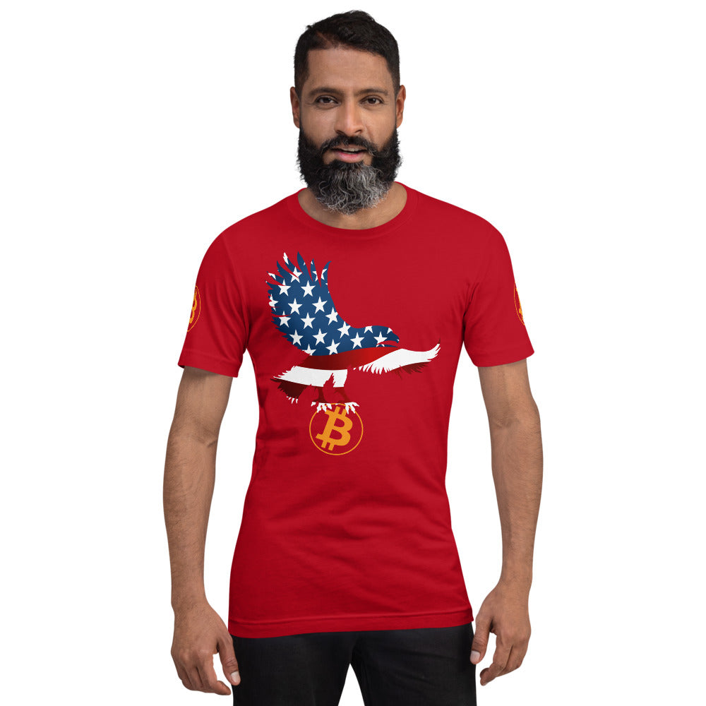 Bitcoin American Proud | Shirts & Tops | bitcoin-american-proud-shirt | printful