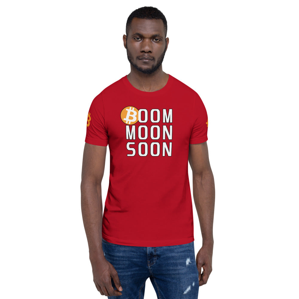 Bitcoin Boom Moon Soon | Shirts & Tops | bitcoin-boom-moon-soon-tees | printful