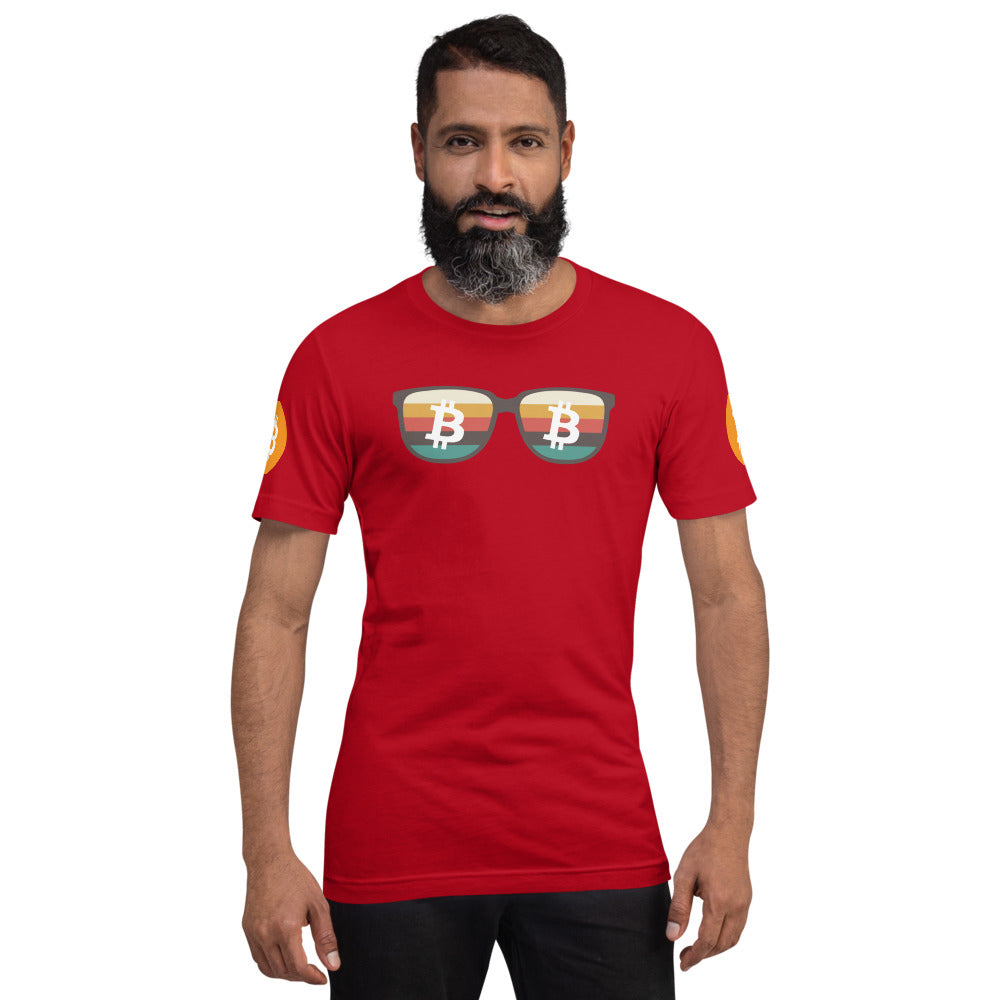 Bitcoin Shades | Shirts & Tops | bitcoin-shade-tee | printful