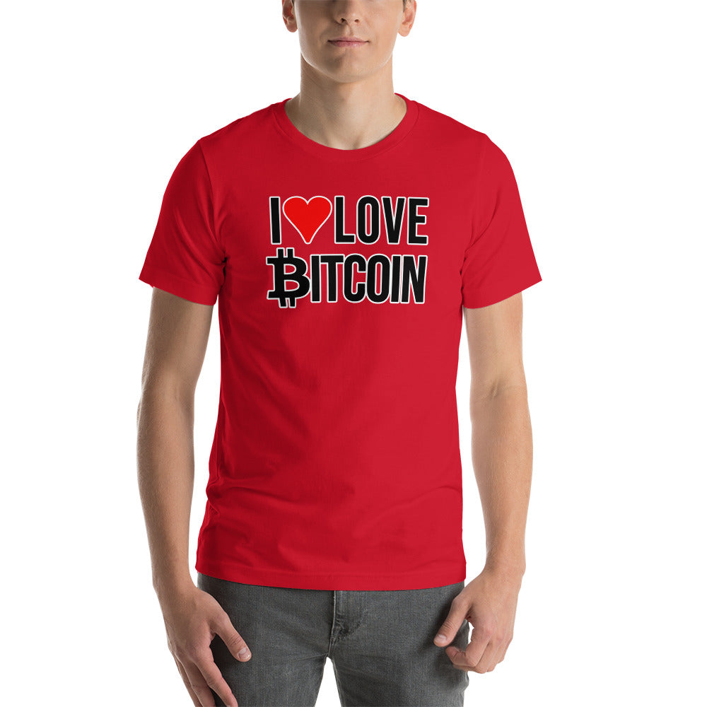 Bitcoin I love Tee printful