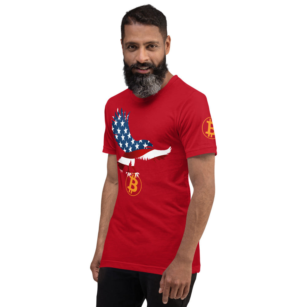 Bitcoin American Proud | Shirts & Tops | bitcoin-american-proud-shirt | printful